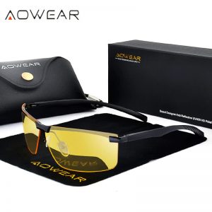 Мужские очки ночного видения для вождения AOWEAR востребованы на Алиэкспресс