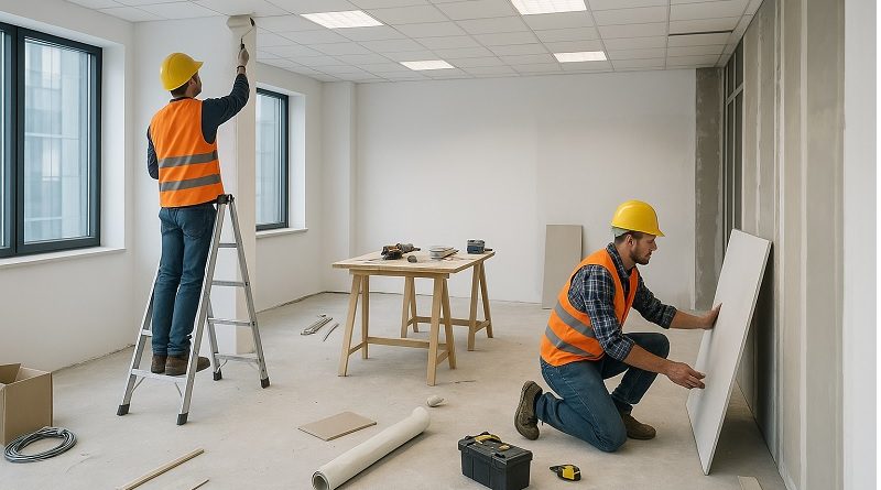 Этапы ремонта офиса: От демонтажа до финальных штрихов с РБК-АЛЬБА в Киеве