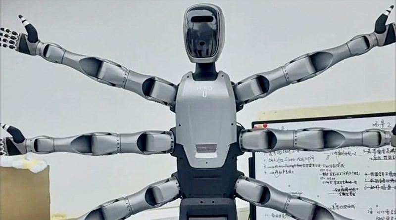 Midea представляет шести‑рукого робота Miro U для заводов