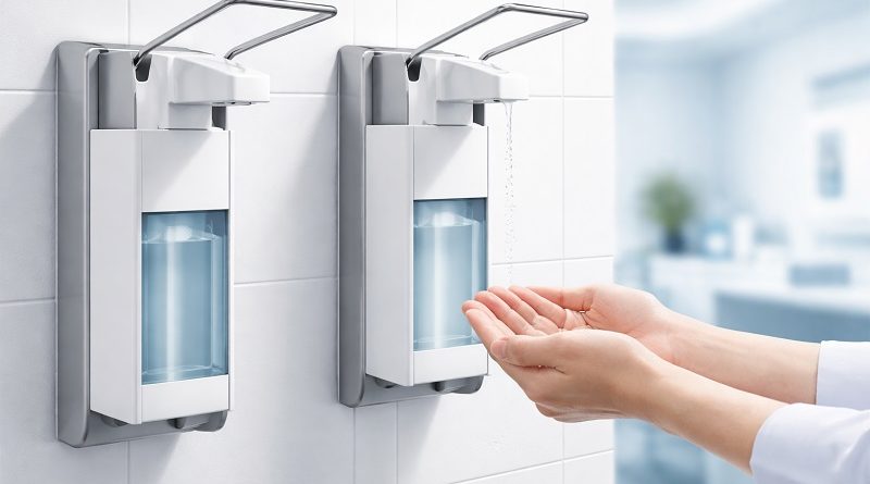 Ліктьові дозатори для антисептика від виробника Retail5